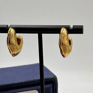 Missoma Small Organic Textured and Smooth Hoop‎